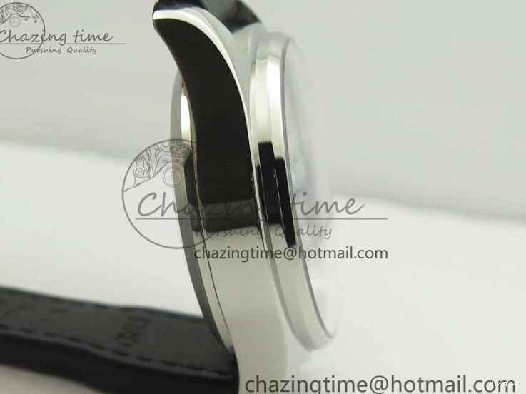 MIROTIME 0213 Pilot Chrono 377725 SS ZF 1:1 Best Edition White Dial on Black Leather Strap A Soft 7183